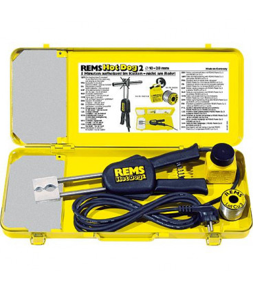 REMS Hot Dog 2 230V 440W dans une Mallette en tole pour tube Cu jusqu'a 28 mm