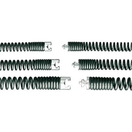 Spirale de deboucheur 8 mm Longueur 7,5 mm pour tube diam. 10-50 (75) mm