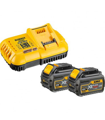 Kit demarrage DeWalt DCB118T2 2 batterie DCB 546 54V / 6Ah 1 chargeur DCB 118 FlexVolt