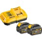 Kit demarrage DeWalt DCB118T2 2 batterie DCB 546 54V / 6Ah 1 chargeur DCB 118 FlexVolt