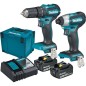 Kit batterie MAKITA 18V DLX2221JX2 avec 2 x 3,0 Ah batterie et chargeur