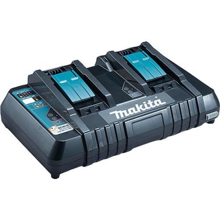 Chargeur de piles double MAKITA 14,4 - 18,0V jusqu'a max. 5,0Ah 196933-6