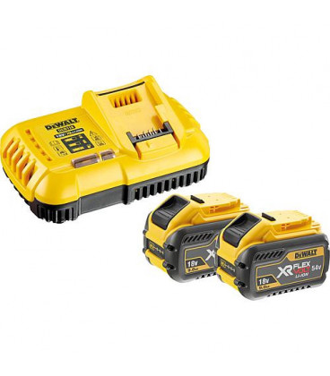 Batterie et chargeur DeWalt DCB1189X2, 2 batteries 54V avec 9,0 Ah et chargeur