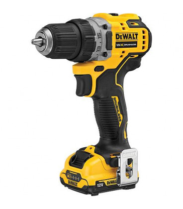 Perceuse-visseuse sans fil DeWalt 12V, DCD701D2-QW avec 2x 2,0 Ah batteries et chargeur