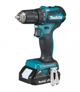 Perceuse visseuse sans fil MAKITA DDF483RAJ avec 2x batteries 2,0 Ah et chargeur