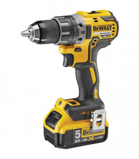 Perceuse visseuse sans fil DeWALT 18V DCD791P2 avec 2x 5,0 Ah batteries et chargeur