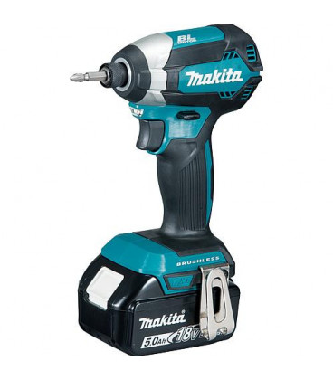 Perceuse a percussion sans fil MAKITA DTD153RTJ 18V avec 2x batteries 5,0 Ah et chargeur