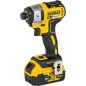 Visseuse a percussion sans fil DeWALT DCF887P2 18V, insert 1/4", avec 2x 5,0 Ah batterie+chargeur