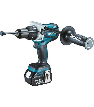 Perceuse a percussion sans fil MAKITA DHP481RTJ avec 2x batteries 5,0 Ah et chargeur