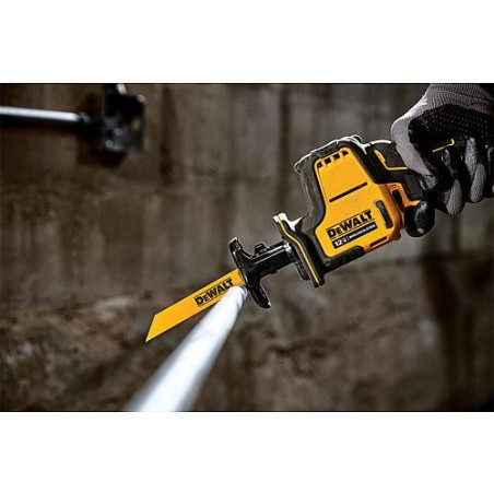 Scie sabre sans fil Dewalt DCS312NT-XJ, 12V sans batterie et chargeur