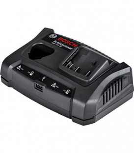 Chargeur double BOSCH GAX 18V-30 pour 12V batterie enfichable et 18V batterie glissant