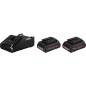 Kit Batterie Bosch 18V 2x4,0 Ah ProCORE batterie et chargeur