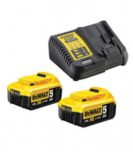 Kit batterie Dewalt 18V/5,0Ah avec chargeur DCB 115