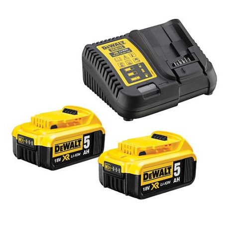 Kit batterie Dewalt 18V/5,0Ah avec chargeur DCB 115