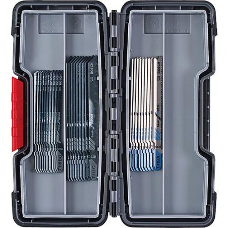 Kit Lames scie sauteuse BOSCH® 30 pc. pr decoupe du metal et bois