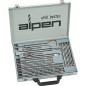 ALPEN SDS-Plus foret a marteau et set de ciseau SDS-plus KIT 16 pcs.