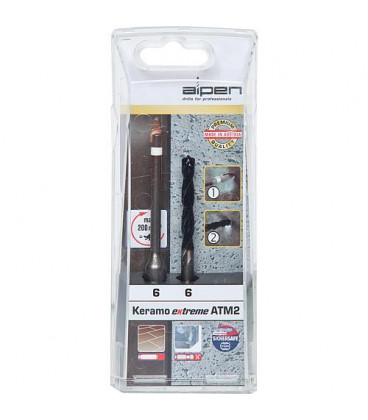 Foret carrelage+beton Alpen Keramo Extreme kit 6,0 mm