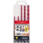 Kit foret multifonction ALPEN Profi Multicut, 5 pcs avec tige SDS-Plus courte, boite plastique