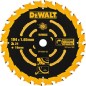 Lame de scie circulaire DeWALT Extreme D : 184x16x1,65mm avec 24 dents
