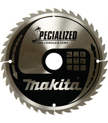 Lame de scie circulaire MAKITA diam. 165 x 20 mm 40 dents pour bois