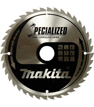 Lame de scie circulaire MAKITA diam. 165 x 20 mm 24 dents pour bois