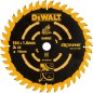 Lame de scie circulaire DeWALT Extreme special D : 184x16x1,6mm avec 40 dents