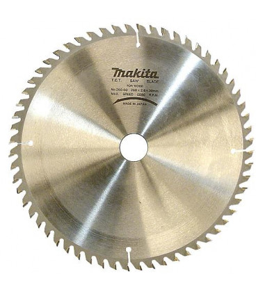 Lame de scie circulaire MAKITA diam. 260 x 30 mm 80 dents pour GFK plastique, eternit