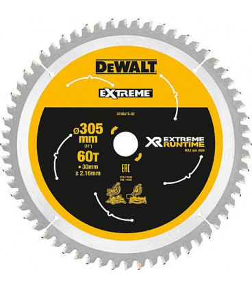 Lame de scie sabre DeWalt DT99575 diam. 305 x 30 mm avec 60 dents