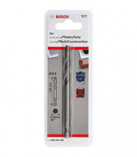 Foret centrage BOSCH® TCT pointe 8,5mm,corps percage 7,15mmx105mm convient pour Power Change Plus