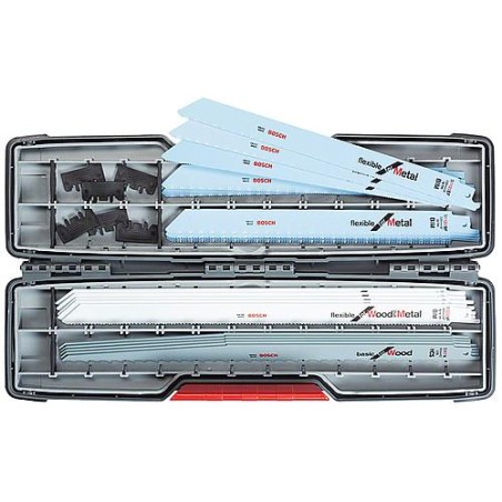 Kit Lames scie sabre BOSCH® 20 pc. pr decoupe du metal et bois