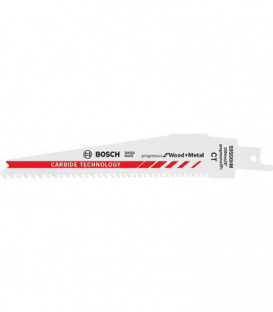 Lames de scie sabre BOSCH S956XHM, L : 150mm, 1 piece, pour bois et metal