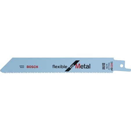 Lames de scie sabre BOSCH S922BF, L : 150mm, 25 pieces, pour metal