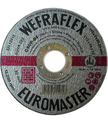 Disque de tronconnage Euromaster silber droit pour pierre 115 x 3 x 22 mm