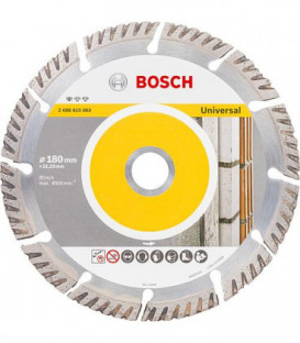 Disque diamant BOSCH standard pour universel D :  180 x 22,23 x 2,4mm