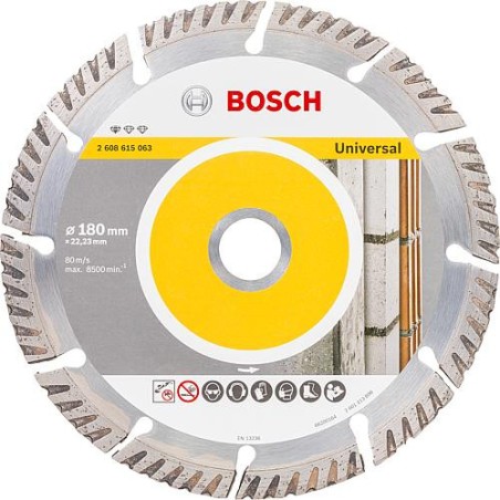 Disque diamant BOSCH standard pour universel D :  180 x 22,23 x 2,4mm