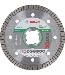 Disque a tronconner BOSCH® Diamant Best for Ceramic Extraclean ac. insert X - Lock diam. 125 mm
