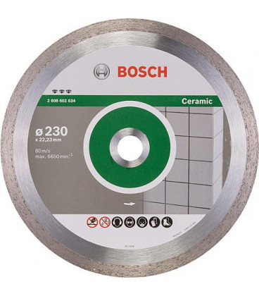 Disque diamant BOSCH Best for Ceramic pour carreaux D :  230 x 22,23 x 2,4mm