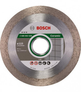 Disque diamant BOSCH Best for Ceramic pour carreaux D : 115 x 22,23 x 1,8mm