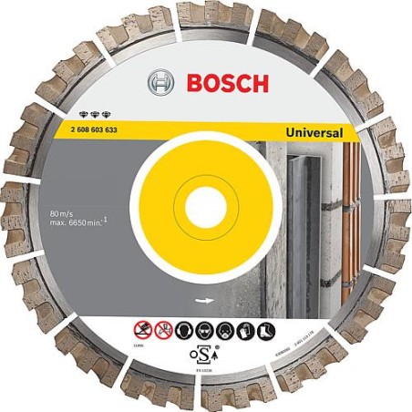 Disque de tronconnage BOSCH DIA-TS, diam. 125x22,23mm