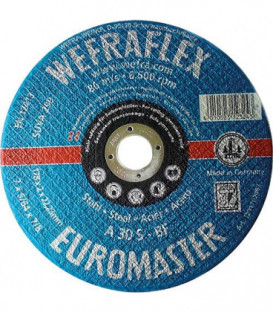 Disque de tronconnage Euromaster blau Droit pour acier 230 x 3 x 22 mm (W18)