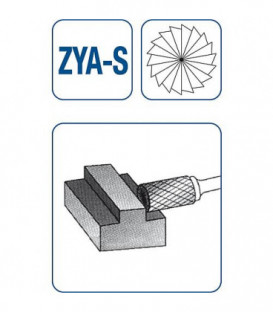 HM Fraise cylindrique, avec crantage diam. 10,0 mm, 1 piece