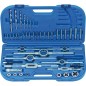 Outils de taraudage HSSG avec foret helicoidal M 3 - M 12 mallette en plastique, 45 pcs