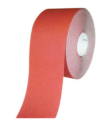 Papier abrasif au coridon 110mm/50m Granule A80 1 rouleau