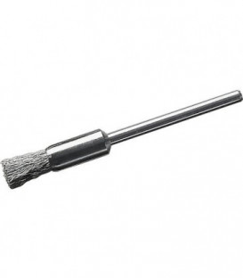 Brosse pinceau diam. 5mm avec tige 3,0mm, fil d'acier 0,1mm