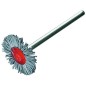 Brosse ronde poils abrasifs grain 500mm diam. 22mm avec tige 3mm