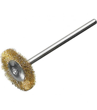 Brosse ronde diam 22mm avec queue 3,0mm ffflaiton 0,1mm