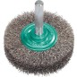 Brosse ronde Fil en inox 0,30 mm 50 mm, Tige 6,0 mm