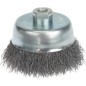 Brosse Fil d'acier ondule 0,35 mm 80 mm x M 14 x 2,0