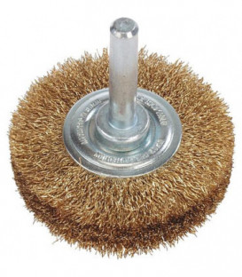 Brosse ronde Fil en laiton 0,20 mm 50 mm, Tige 6,0 mm