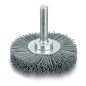 Brossse ronde diam. 70mm avec tige 6mm brosse abrasive SIC K 120